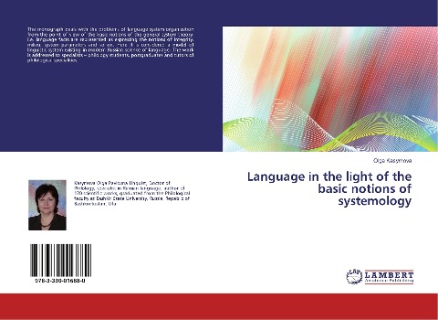 Language in the light of the basic notions of systemology