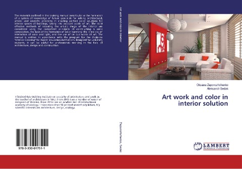Art work and color in interior solution