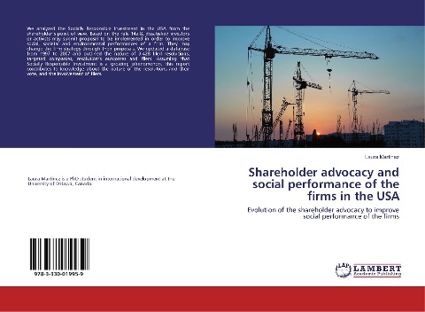 Shareholder advocacy and social performance of the firms in the USA: Evolution of the shareholder advocacy to improve social performance of the firms