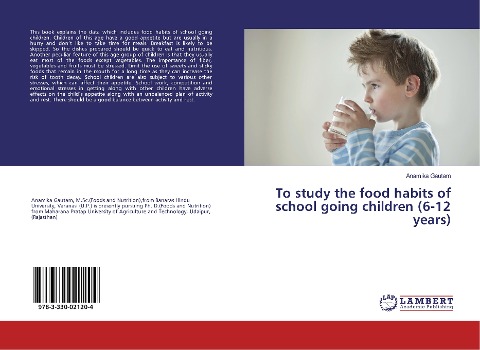 To study the food habits of school going children (6-12 years)