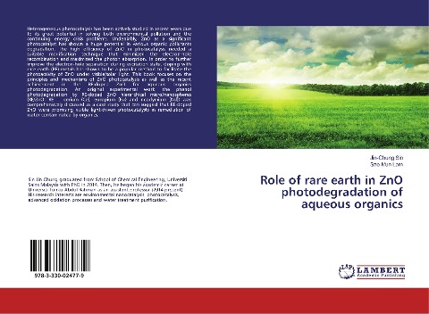 Role of rare earth in ZnO photodegradation of aqueous organics