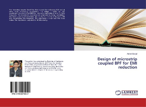 Design of microstrip coupled BPF for EMI reduction