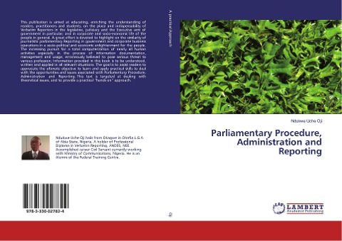 Parliamentary Procedure, Administration and Reporting