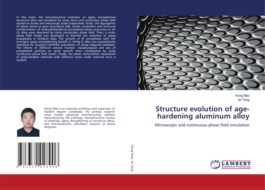 Structure evolution of age-hardening aluminum alloy: Microscopic and continuous phase field simulation