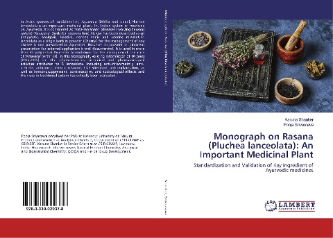Monograph on Rasana (Pluchea lanceolata): An Important Medicinal Plant: Standardization and Validation of Key Ingredient of Ayurvedic medicines
