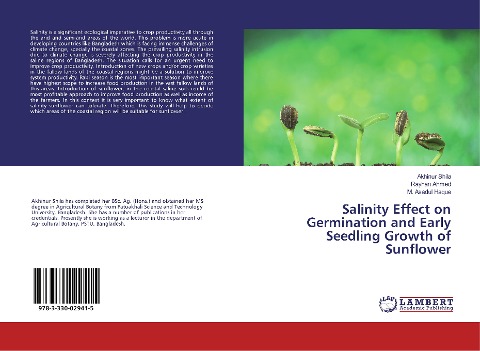 Salinity Effect on Germination and Early Seedling Growth of Sunflower