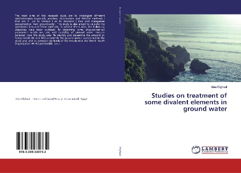 Studies on treatment of some divalent elements in ground water