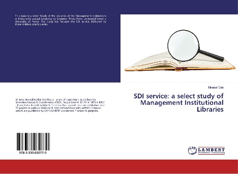 SDI service: a select study of Management Institutional Libraries