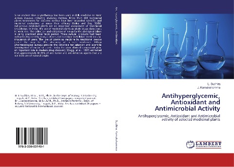 Antihyperglycemic, Antioxidant and Antimicrobial Activity: Antihyperglycemic, Antioxidant and Antimicrobial activity of selected medicinal plants