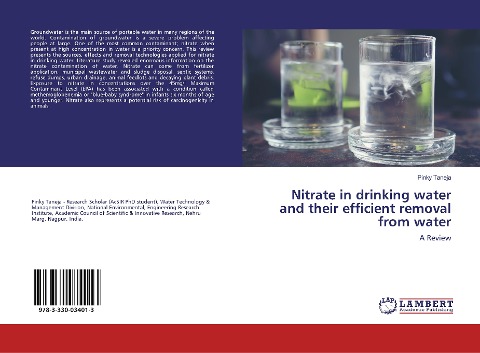 Nitrate in drinking water and their efficient removal from water: A Review