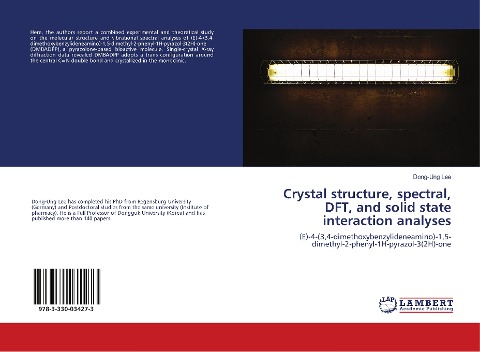 Crystal structure, spectral, DFT, and solid state interaction analyses: (E)-4-(3,4-dimethoxybenzylideneamino)-1,5-dimethyl-2-phenyl-1H-pyrazol-3(2H)-one