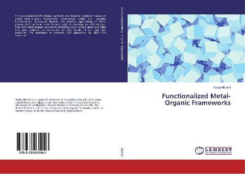 Functionalized Metal-Organic Frameworks