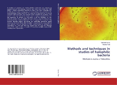 Methods and techniques in studies of halophilic bacteria: Methods in studies of Halophiles