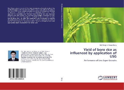 Yield of boro rice as influenced by application of USG: Performance of Urea Super Granules