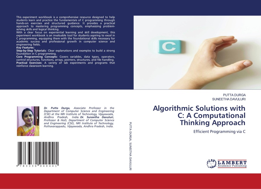 Algorithmic Solutions with C: A Computational Thinking Approach: Efficient Programming via C