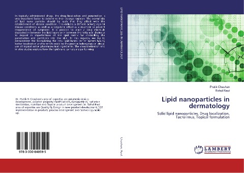 Lipid nanoparticles in dermatology: Solid lipid nanoparticles, Drug localization, Tacrolimus, Topical formulation