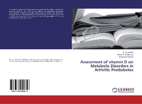 Assessment of vitamin D on Metabolic Disorders in Arthritic Prediabetes
