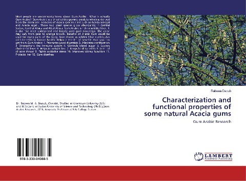 Characterization and functional properties of some natural Acacia gums: Gum Arabic Research