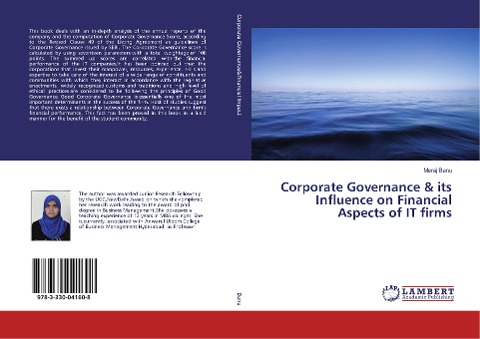 Corporate Governance & its Influence on Financial Aspects of IT firms