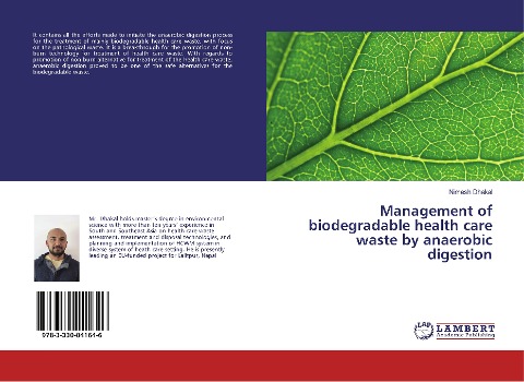 Management of biodegradable health care waste by anaerobic digestion