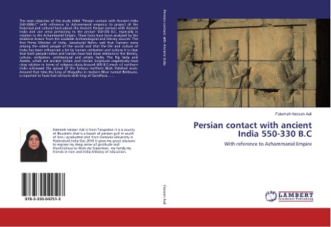 Persian contact with ancient India 550-330 B.C: With reference to Achammanid Empire