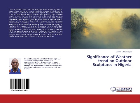 Significance of Weather trend on Outdoor Sculptures in Nigeria