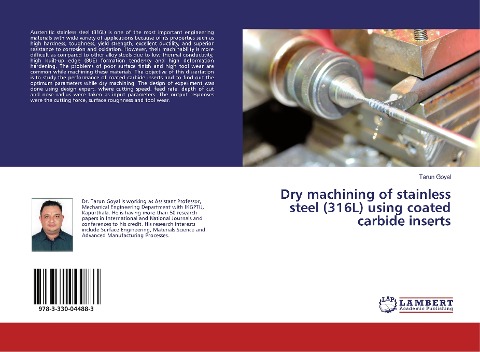 Dry machining of stainless steel (316L) using coated carbide inserts