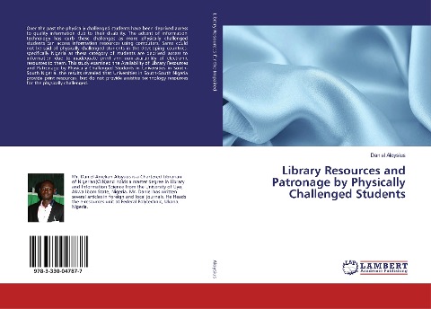 Library Resources and Patronage by Physically Challenged Students