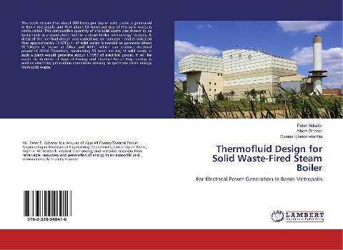 Thermofluid Design for Solid Waste-Fired Steam Boiler: For Electrical Power Generation In Benin Metropolis