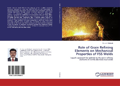 Role of Grain Refining Elements on Mechanical Properties of FSS Welds: Taguchi approach for optimizing the grain refining elements in Ferritic stainless steel welds