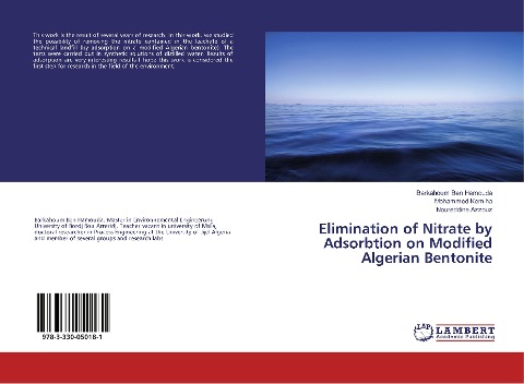 Elimination of Nitrate by Adsorbtion on Modified Algerian Bentonite