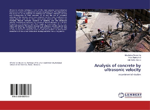 Analysis of concrete by ultrasonic velocity: experimental studies