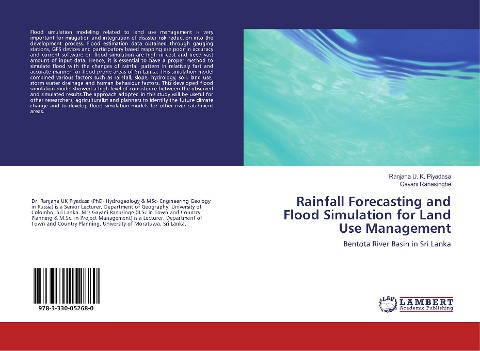 Rainfall Forecasting and Flood Simulation for Land Use Management: Bentota River Basin in Sri Lanka