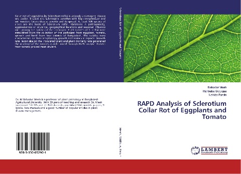 RAPD Analysis of Sclerotium Collar Rot of Eggplants and Tomato