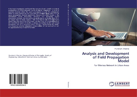 Analysis and Development of Field Propagation Model: For Wireless Network in Urban Areas