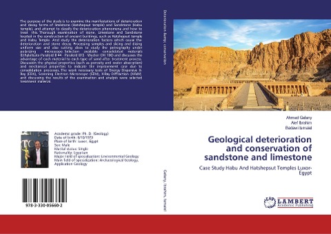 Geological deterioration and conservation of sandstone and limestone: Case Study Habu And Hatshepsut Temples Luxor-Egypt