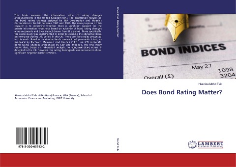 Does Bond Rating Matter?