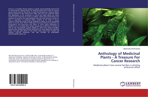 Anthology of Medicinal Plants - A Treasure For Cancer Research: Medicinal plants from several families in eliciting anticancer effect