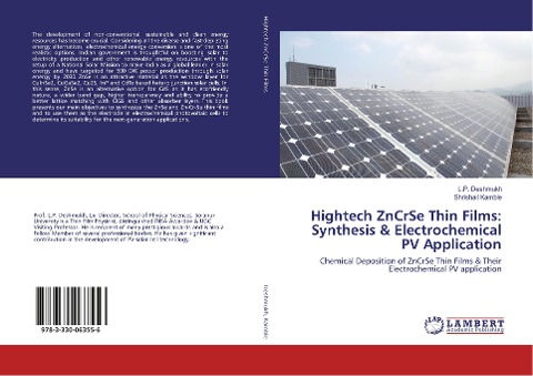 Hightech ZnCrSe Thin Films: Synthesis & Electrochemical PV Application: Chemical Deposition of ZnCrSe Thin Films & Their Electrochemical PV application