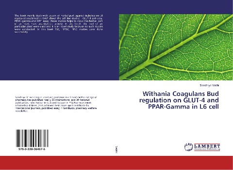 Withania Coagulans Bud regulation on GLUT-4 and PPAR-Gamma in L6 cell