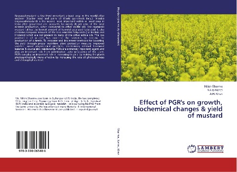 Effect of PGRs on growth, biochemical changes & yield of mustard