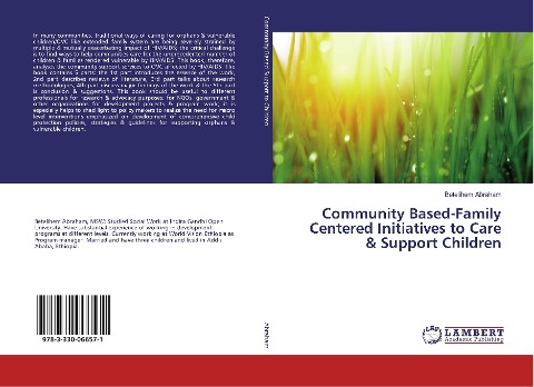 Community Based-Family Centered Initiatives to Care & Support Children