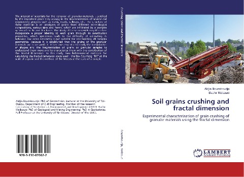 Soil grains crushing and fractal dimension: Experimental characterization of grain crushing of granular materials using the fractal dimension