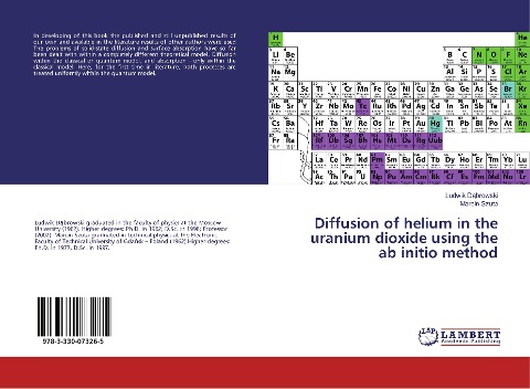 Diffusion of helium in the uranium dioxide using the ab initio method