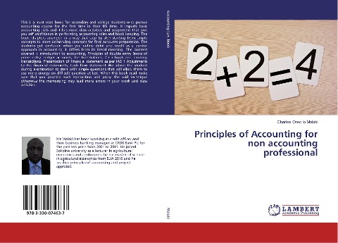 Principles of Accounting for non accounting professional