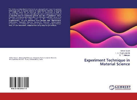 Experiment Technique in Material Science