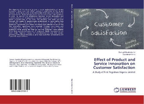 Effect of Product and Service Innovation on Customer Satisfaction: A Study of First Registrars Nigeria Limited