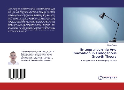 Entrepreneurship And Innovation in Endogenous Growth Theory: & its application in a developing country