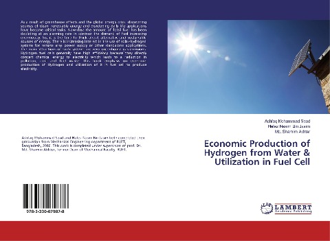 Economic Production of Hydrogen from Water & Utilization in Fuel Cell