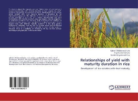 Relationships of yield with maturity duration in rice: Development of rice varieties with short maturity